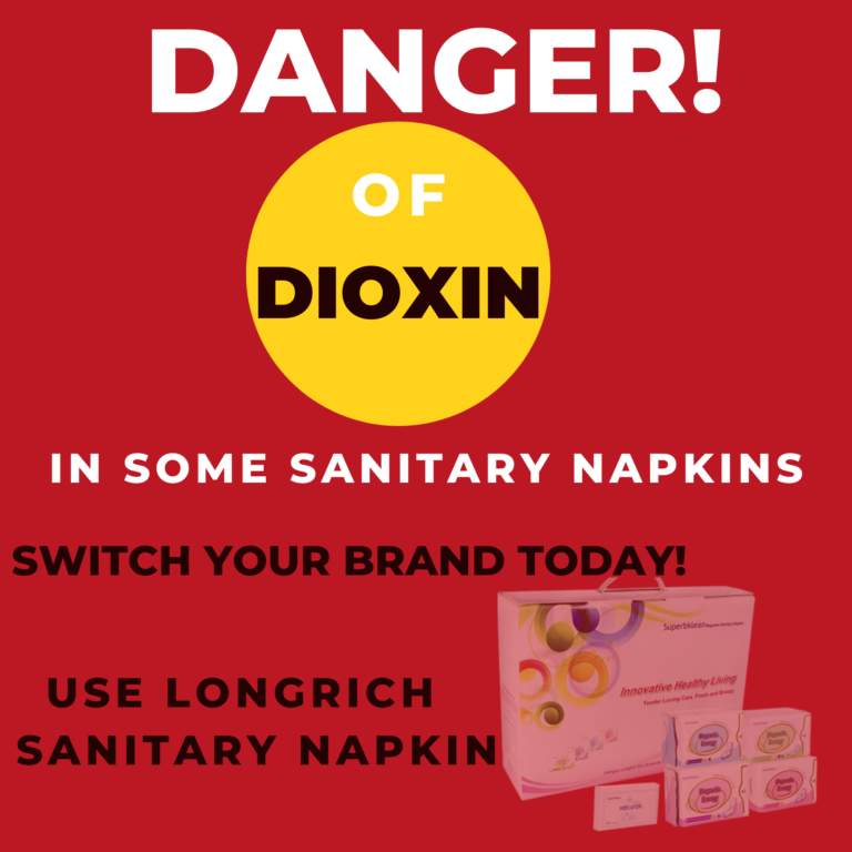 Carcinogenic Dioxin in-Sanitary Napkins